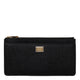 Dolce & Gabbana Large Black Dauphine Leather Card Holder