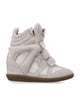 Isabel Marant Isabel Marant Bekett Suede Leather Wedge Sneakers
