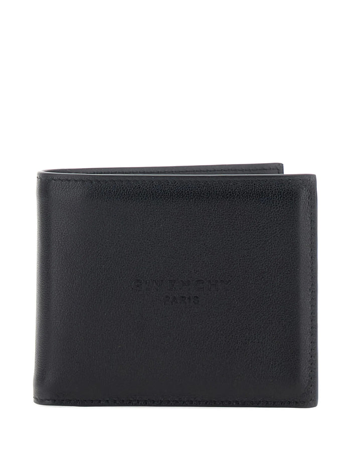 Givenchy Black Leather Wallet With Logo
