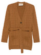 Valentino Garavani Cable-Knit Belted Cashmere Cardigan