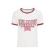 Acne Studios Off White Burgundy T-Shirt