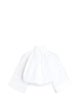 Patou Cropped Sleeves Volume Blouse