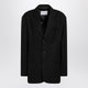 The Frankie Shop Black Oversized Singlebreasted Gelso Jacket