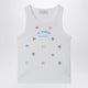 Mc2 Saint Barth White Tank Top With Embroidered Logo