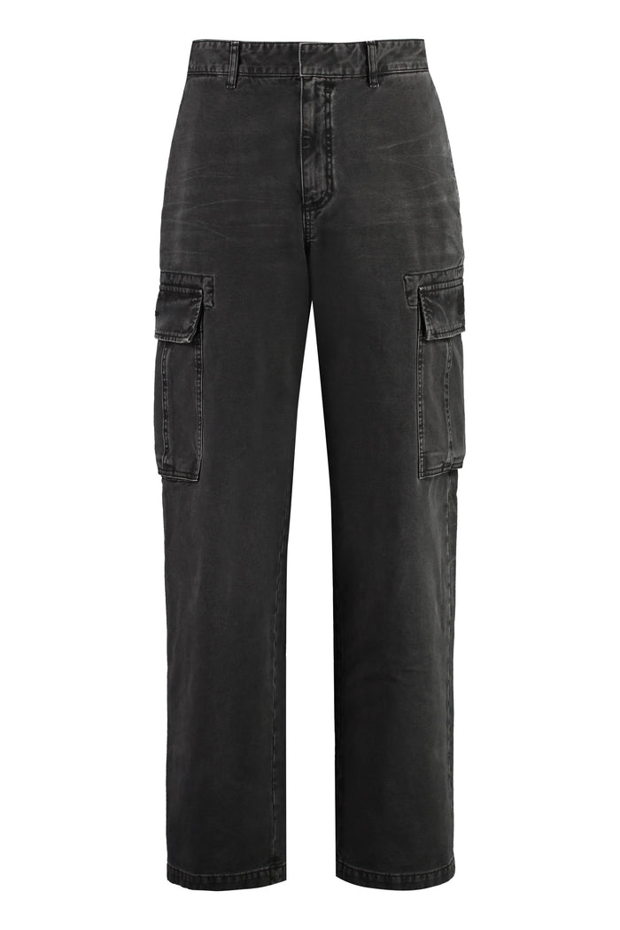 Givenchy 5-Pocket Straight-Leg Jeans Multi-Pocket Cotton Trousers