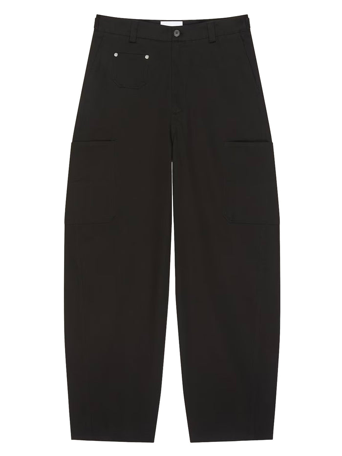 Givenchy Couture Seam Trousers In Cotton Embroidered Givenchy Paris