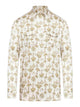 Givenchy Cream Satin Silk Shirt