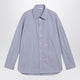 Givenchy White/Blue Striped Poplin Shirt