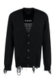 Givenchy Intarsia Detail Cotton Cardigan