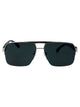 Boss Ruthenium Stainless Steel Sunglasses