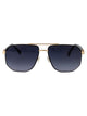 Hugo Boss Matte Gold Black Steel Sunglasses