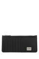 Dolce & Gabbana Black Leather Card Holder