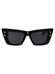Balmain Blk Acetate Sunglasses