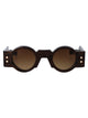 Balmain Brn Acetate Sunglasses