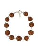 Isabel Marant Beige Rudraksha Seed Bracelets