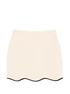 Valentino Wool And Silk Blend Skirt