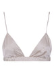 The Frankie Shop The Frankie Shop Nina Satin Bralette Champagne