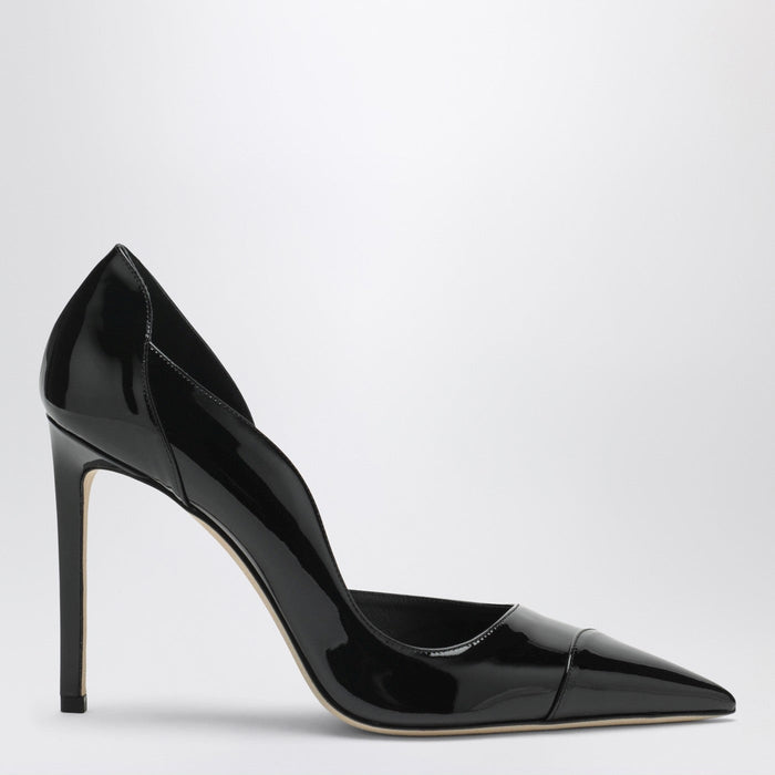 Jimmy Choo Brigitte 100 Pumps In Black Patent Leather