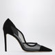 Jimmy Choo Brigitte 100 Pumps In Black Suede And Mesh