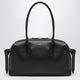 Yuzefi Brioche Duffle Bag In Black Pebblegrained Leather