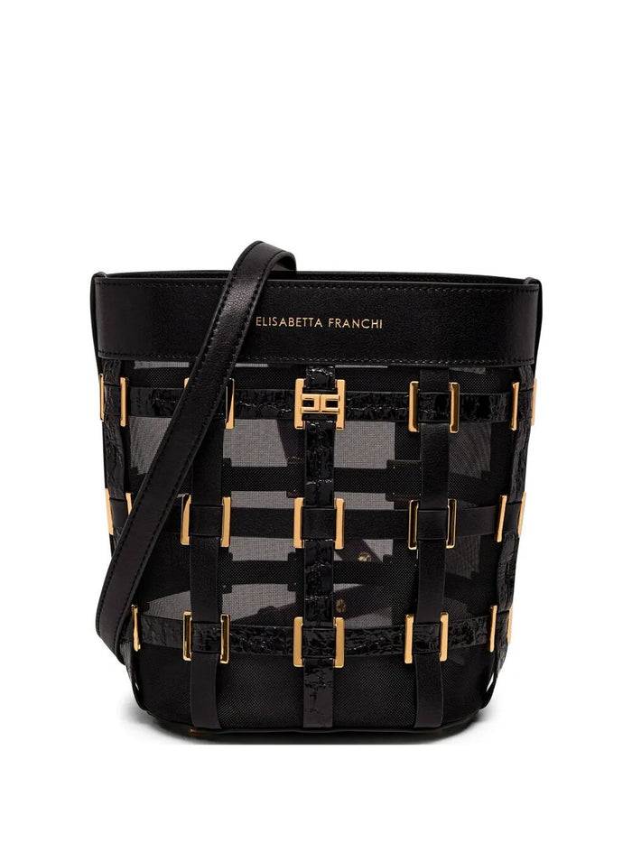 Elisabetta Franchi Studs Satchel Bag