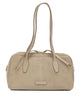 Gianni Chiarini Beige Cow Leather Shoulder Bags