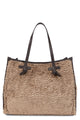 Gianni Chiarini Tote Bag In Faux Astrakhan