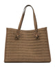 Gianni Chiarini Beige Fabric Leather Bag