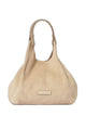 Gianni Chiarini Light Brown Cow Leather Logo Patch Bag