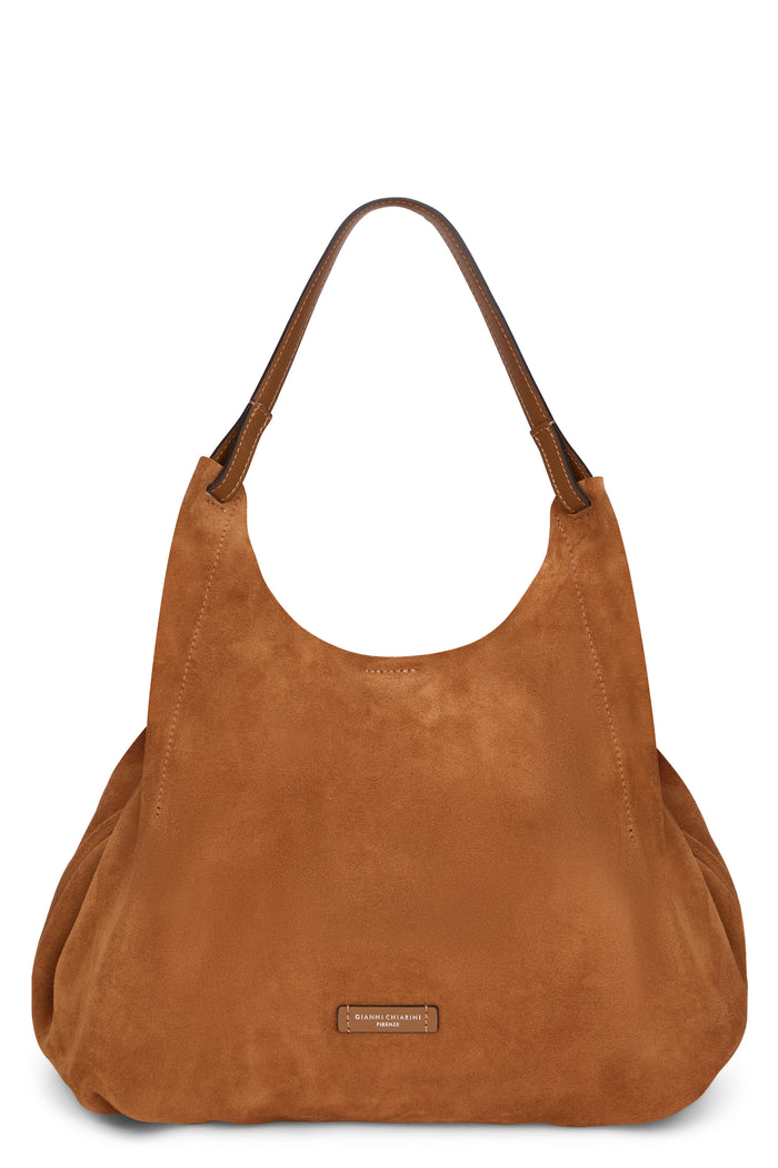 Gianni Chiarini Dua Tote Bag In Suede