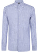 Barba Napoli Classic Linen Large Stripes Shirt