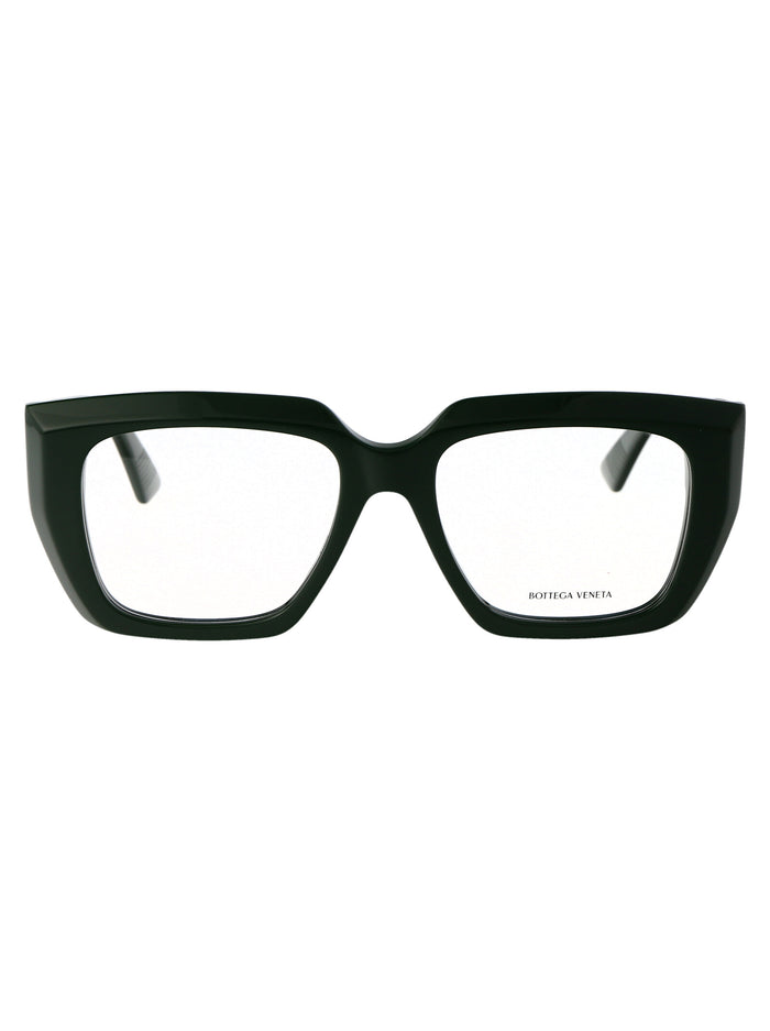 Bottega Veneta Green-Green-Transparent Acetate Glasses