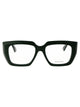 Bottega Veneta Green-Green-Transparent Acetate Glasses