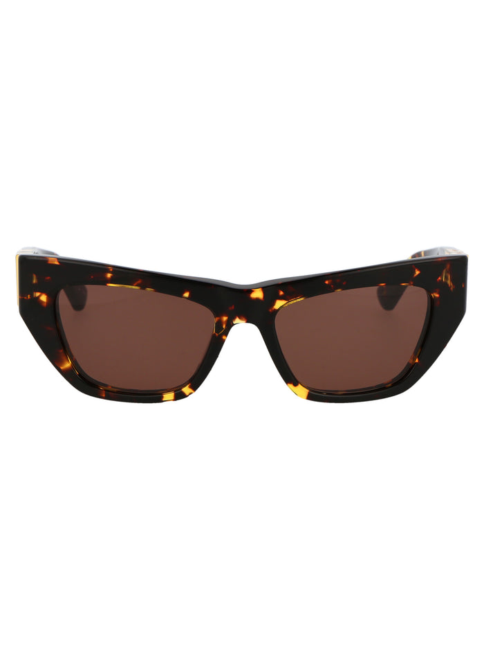 Bottega Veneta Acetate Havana Sunglasses