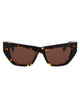 Bottega Veneta Acetate Havana Sunglasses