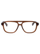 Bottega Veneta Brown-Brown-Transparent Acetate Glasses
