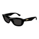 Bottega Veneta Injectate Black Sunglasses
