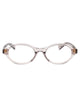 Bottega Veneta Grey-Grey-Transparent Acetate Glasses