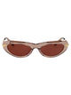 Bottega Veneta Acetate Brown Sunglasses