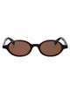 Bottega Veneta Brown-Brown-Brown Acetate Sunglasses