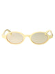 Bottega Veneta Beige-Beige-Yellow Acetate Sunglasses