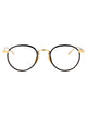 Bottega Veneta Gold-Gold-Transparent Metal Sunglasses
