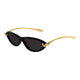 Bottega Veneta Black-Gold-Grey Injected Sunglasses