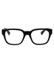 Bottega Veneta Black-Black-Transparent Recycled Acetate Glasses