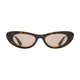 Bottega Veneta Havana-Havana-Yellow Acetate Sunglasses