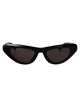 Bottega Veneta Black-Black-Grey Acetate Sunglasses