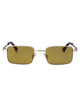 Bottega Veneta Silver-Silver-Yellow Metal Sunglasses