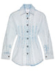 Givenchy Cocoon Dress In Light Blue Denim
