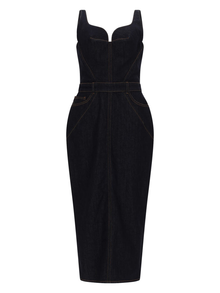 Givenchy Abito In Denim Grezzo