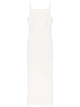 Givenchy Sliced Crepe Cady Long Dress